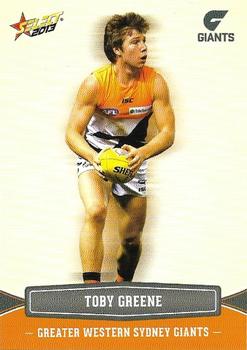 2013 Select AFL Champions #108 Toby Greene Front